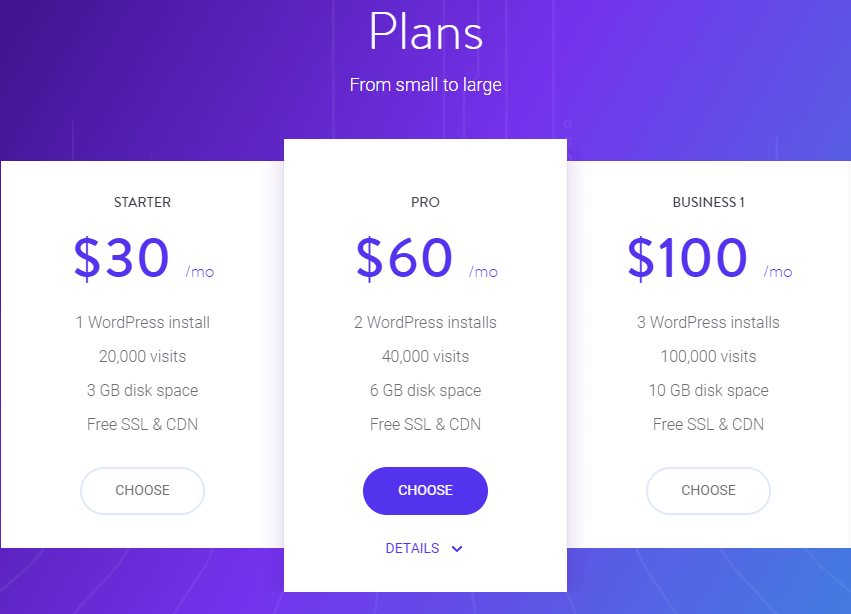 kinsta plans