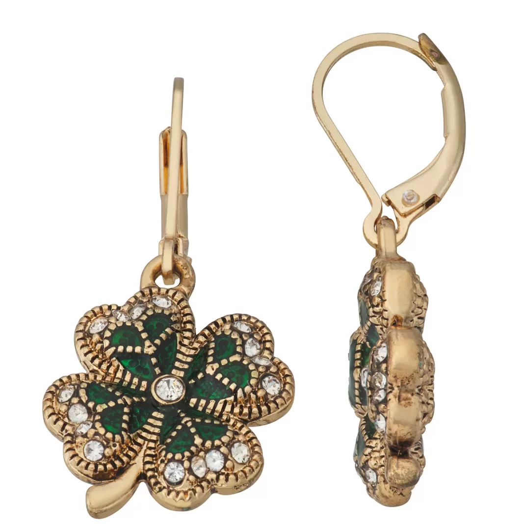 Shamrock Drop Earrings