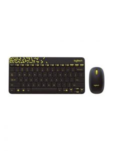 Logitech MK240 Wireless Keyboard and Mouse (Black)