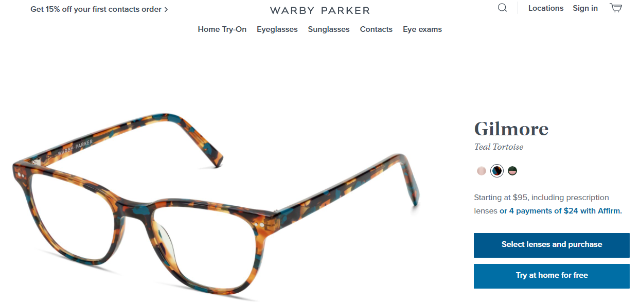 5 Warby Parker