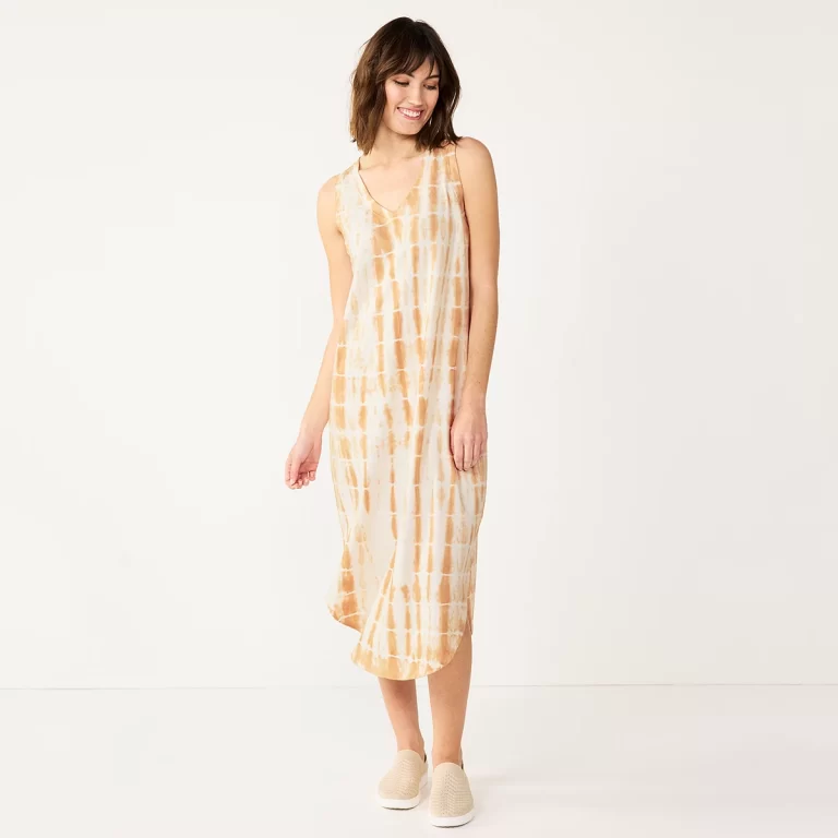 Women’s Sonoma Goods For Life® Sleeveless Shirttail Knit Midi Dress