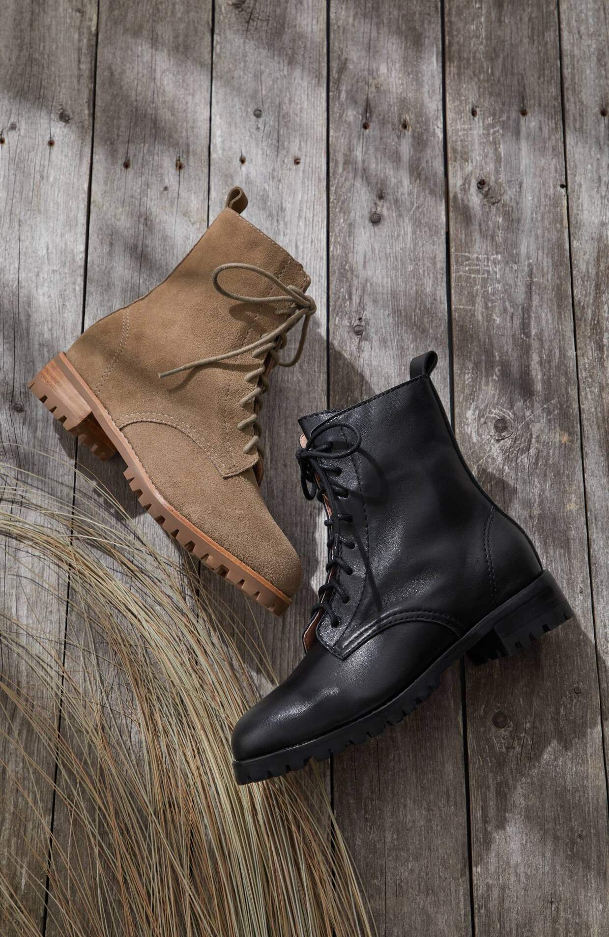 Naomi Lace-Up Boots