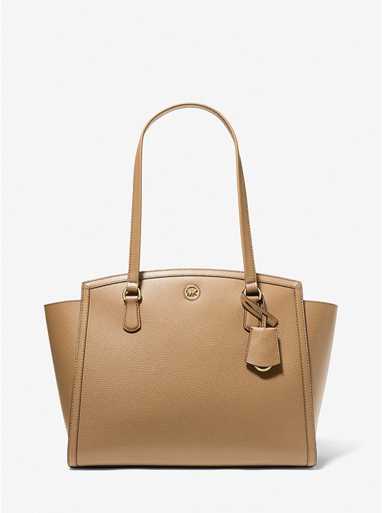 Chantal Large Pebbled Leather Tote Bag